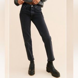 AGOLDE Lana Mid Rise crop jeans